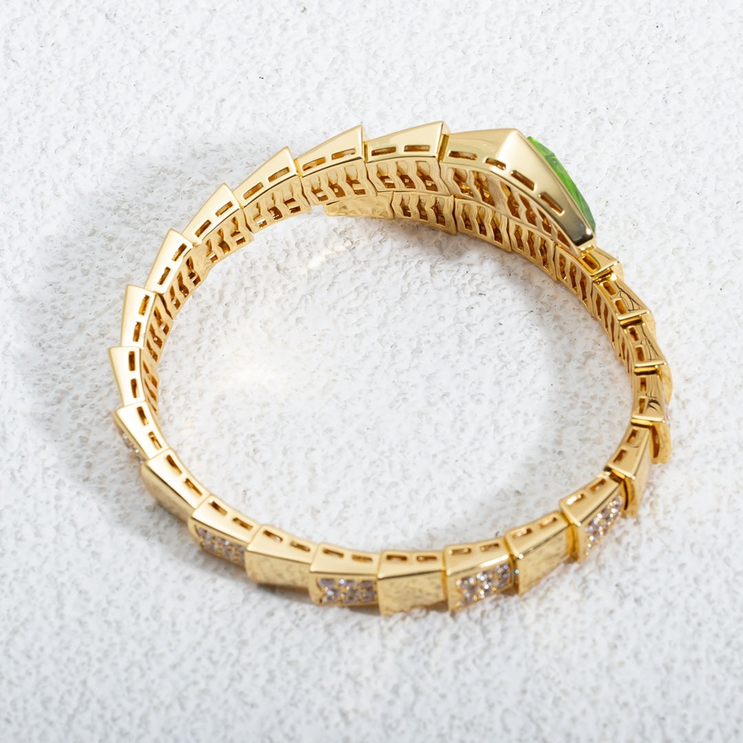 BVLGARI SERPENTI BRACELET GOLD DIAMOND