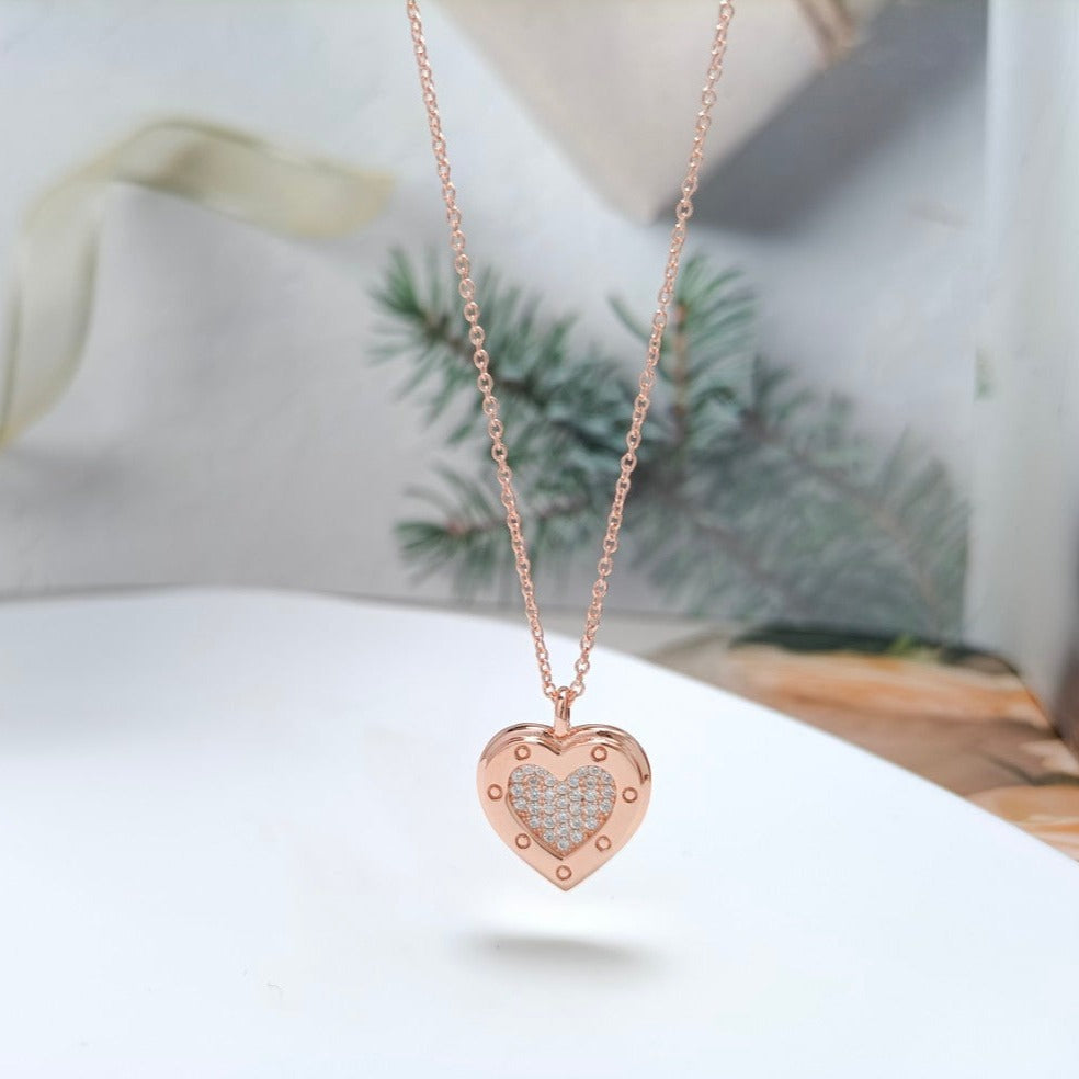 TIFFANY HEART DIAMONDS PEDANT NECKLACE