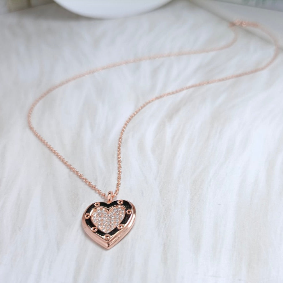TIFFANY HEART DIAMONDS PEDANT NECKLACE