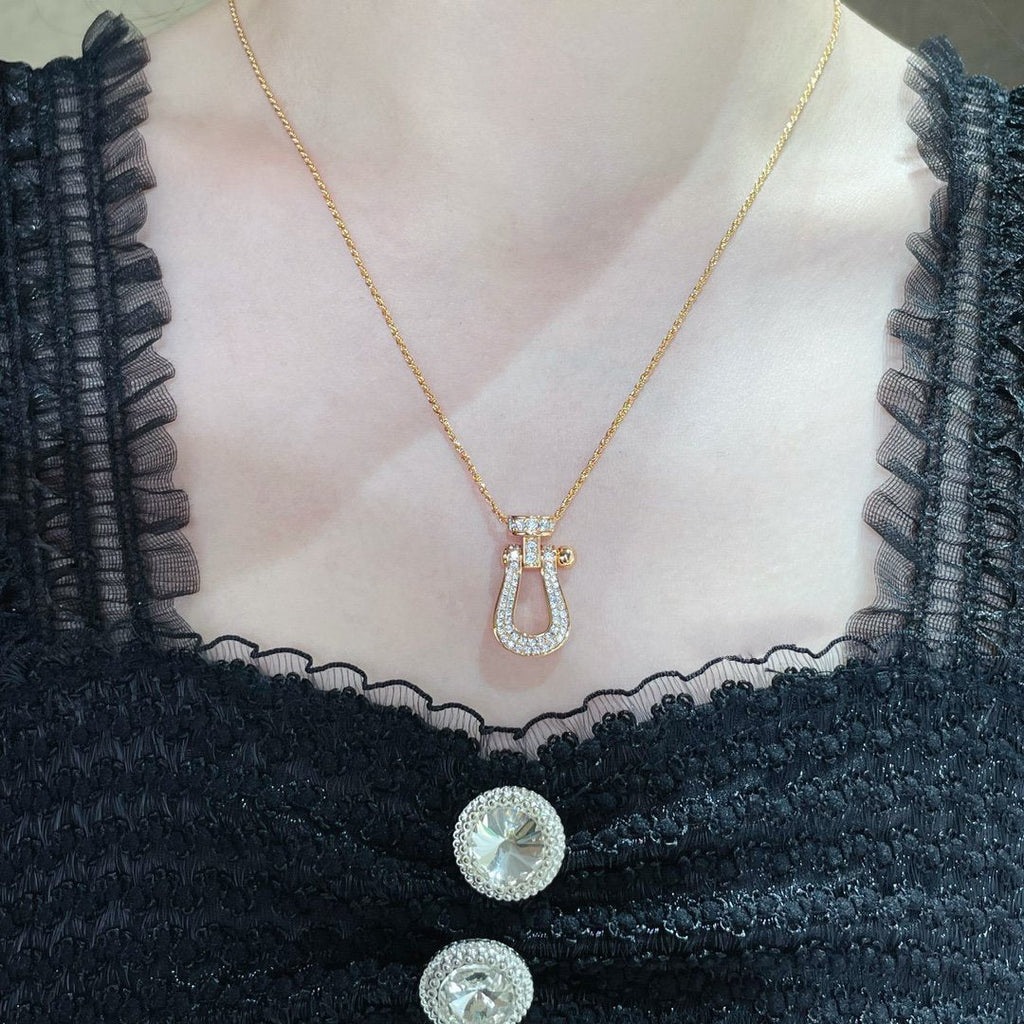 DIOR FORCE 10 LARGE MODEL DIAMOND NECKALCE