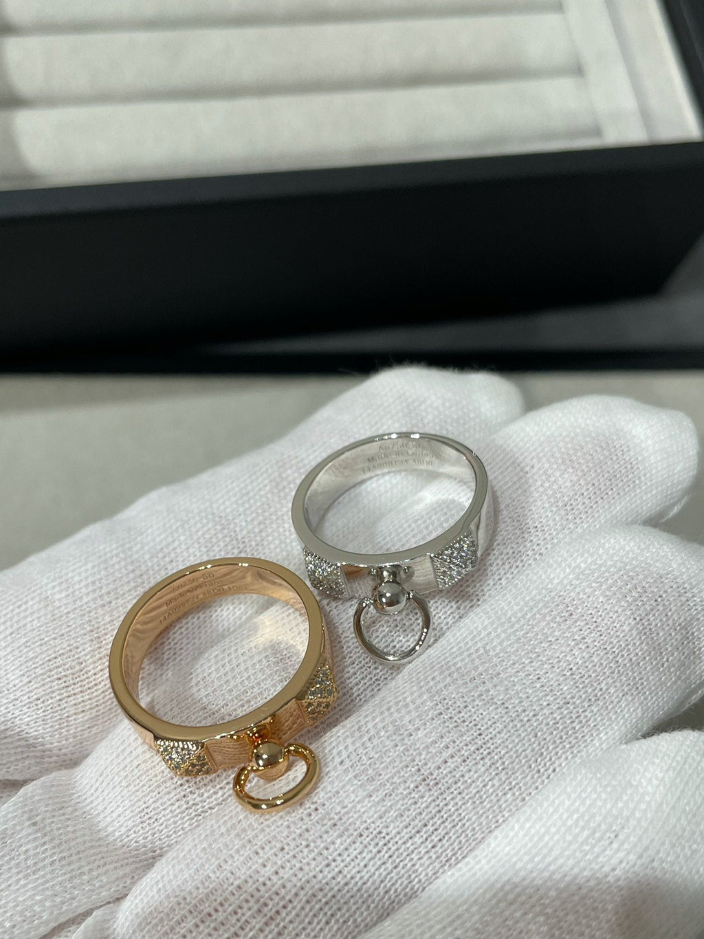 HERMES CDC DIAMOND SMALL RING
