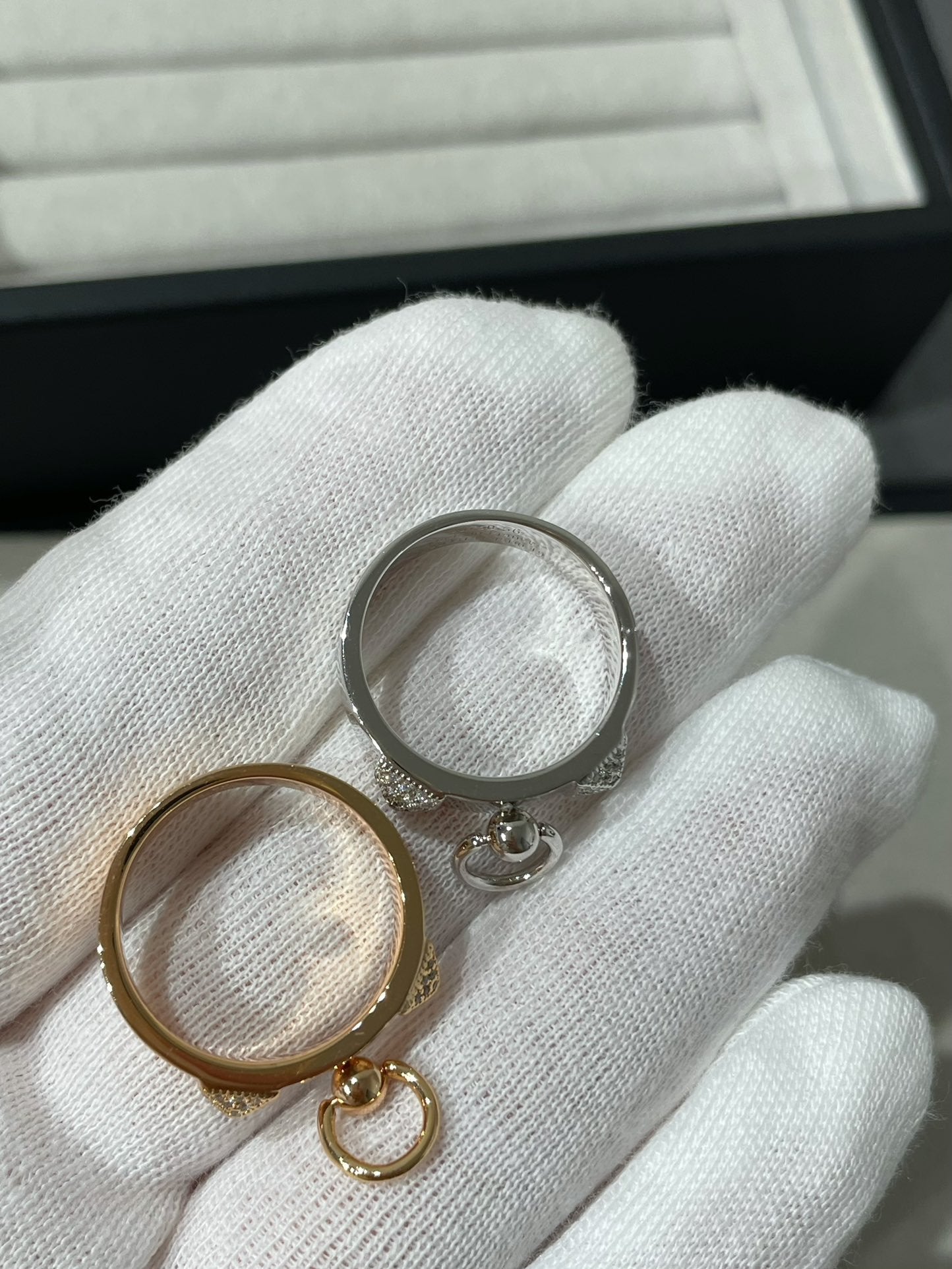 HERMES CDC DIAMOND SMALL RING