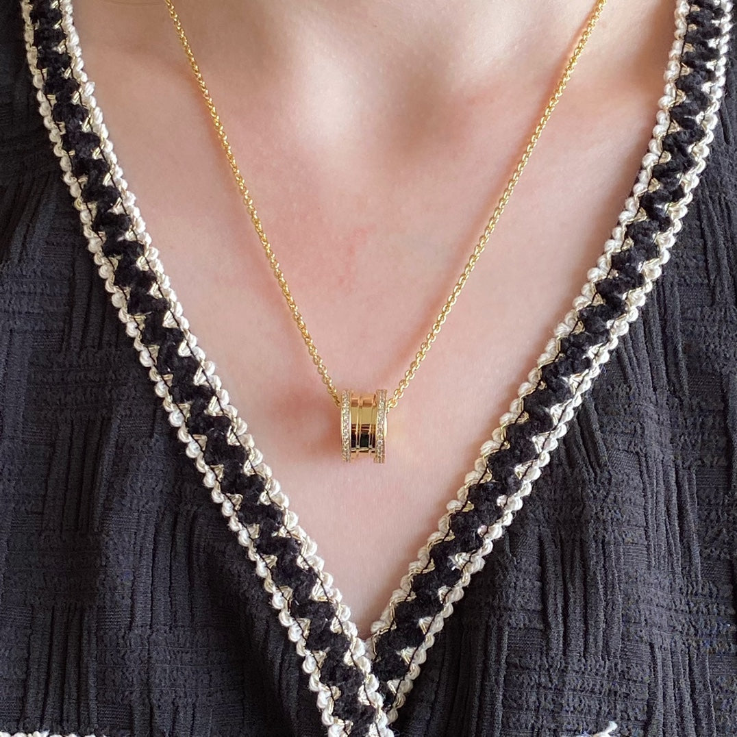 BVLGARI ZERO 1 DIAMOND NECKLACE