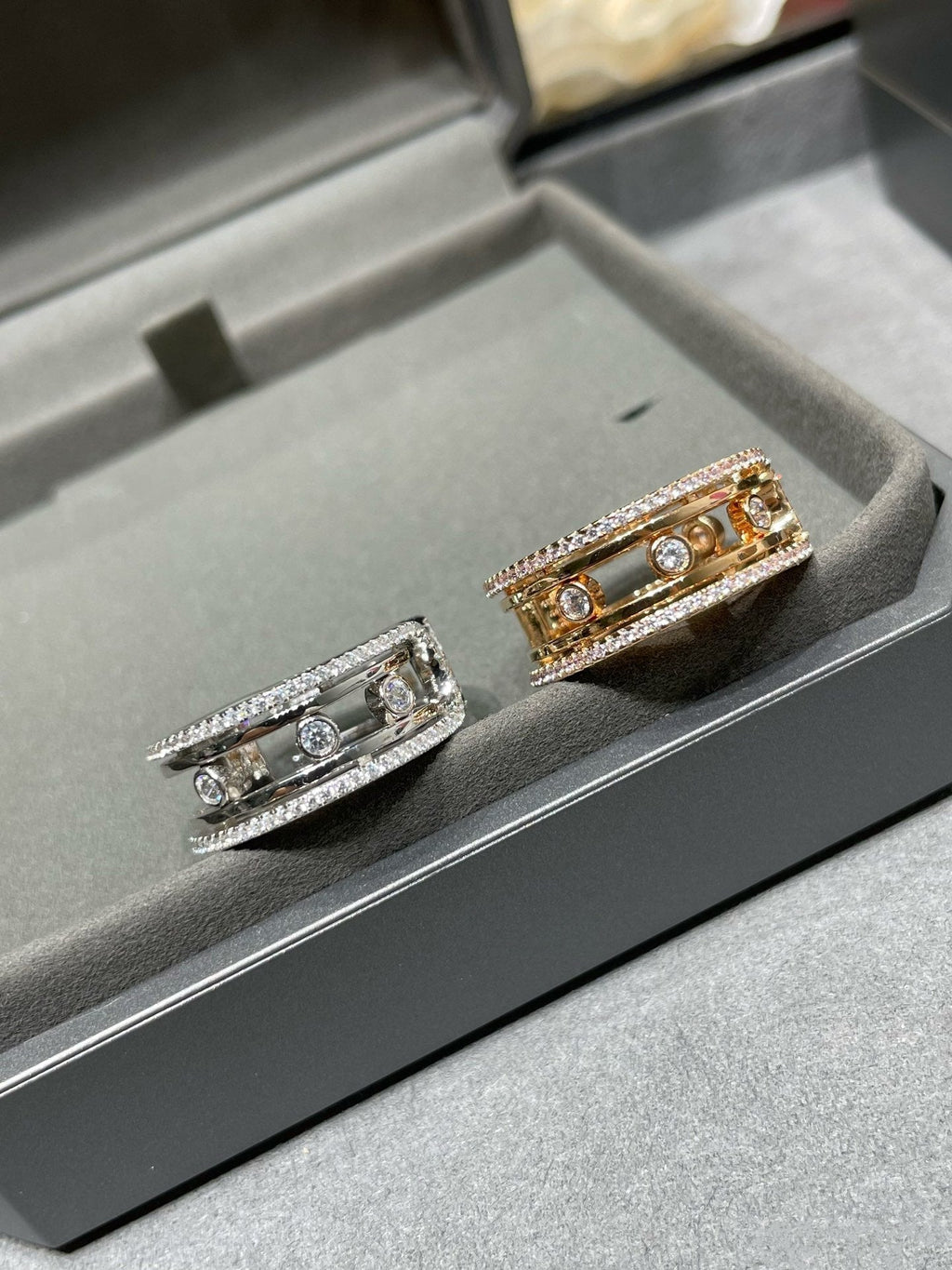MESSIKA MOVE 10TH DIAMOND OPEN RING