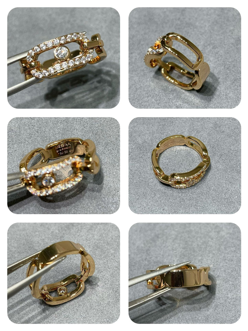 MESSIKA MOVE LINK DIAMOND PAVED RING