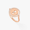 MESSIKA LUCKY MOVE PINK GOLD DIAMOND RING