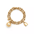TIFFANY HARDWEAR SMALL WRAP GOLD BRACELET