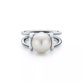 TIFFANY FRESHWATER PEARL SILVER RING