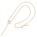 HERMES FINESSE PINK GOLD DIAMOND NECKLACE
