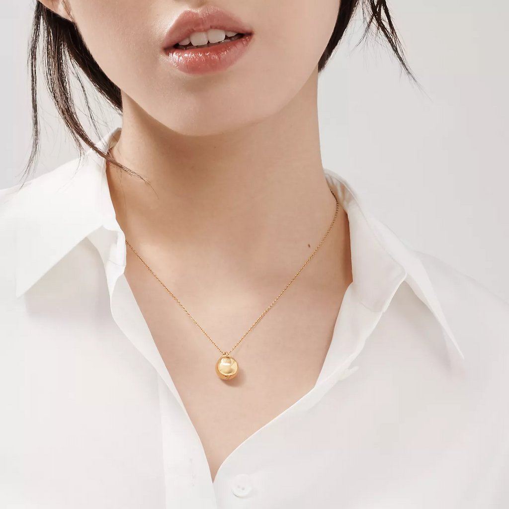 TIFFANY BALL PENDANT 12.75MM NECKLACE