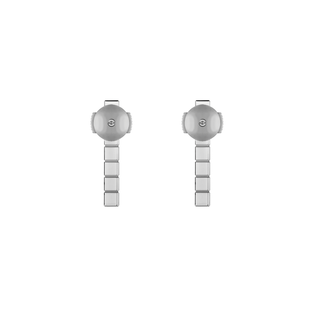 CHOPARD ICE CUBE SILVER DIAMONDS EARRINGS