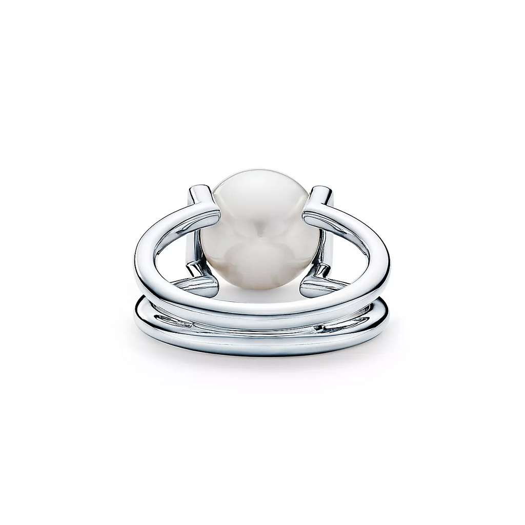 TIFFANY FRESHWATER PEARL SILVER RING