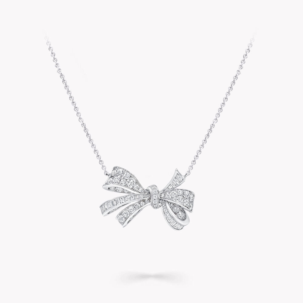 GRAFF TILDA BOX CLASSIC SILVER DIAMOND NECKLACE
