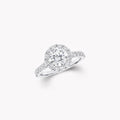 GRAFF GRA BAND SILVER DIAMOND PAVED RING