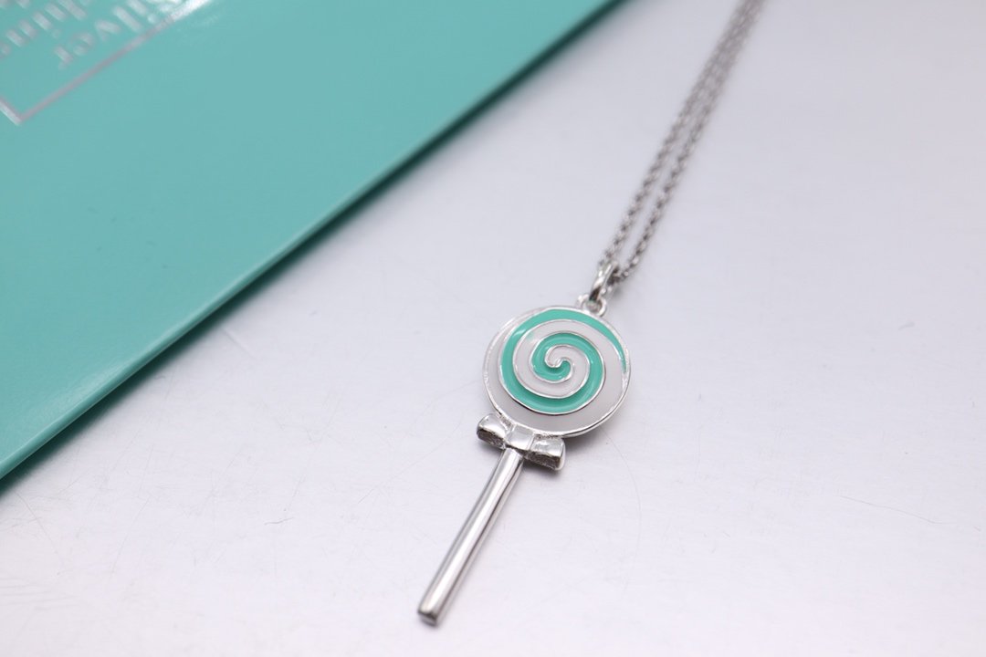TIFFANY STERLING SILVER LOLLIPOP NECKLACE
