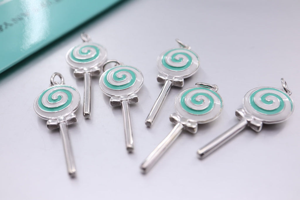 TIFFANY STERLING SILVER LOLLIPOP NECKLACE