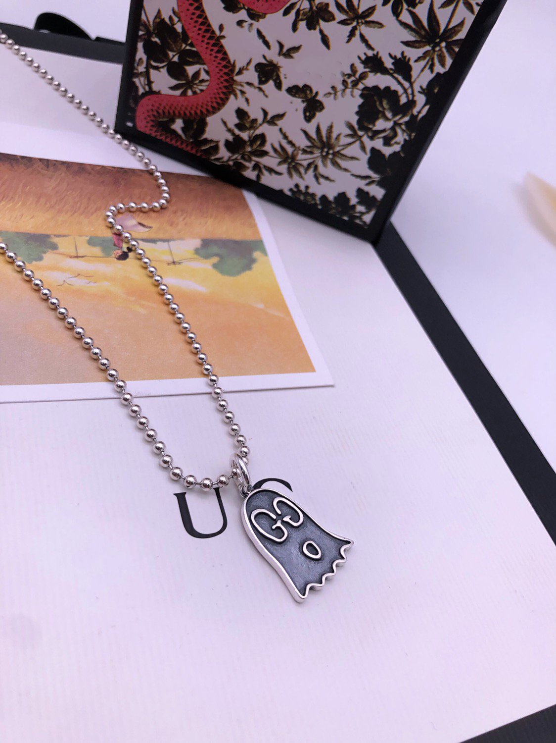 GUCCI GG GHOST NECKLACE