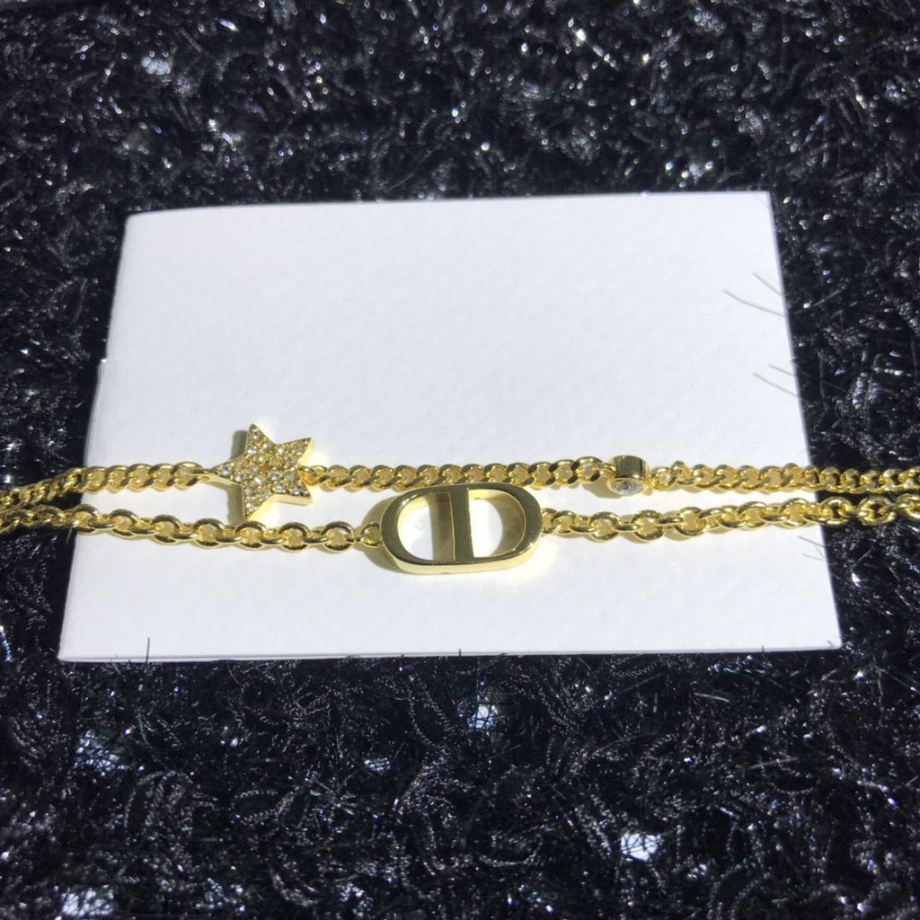 DIOR PETIT CD DOUBLE NECKLACE