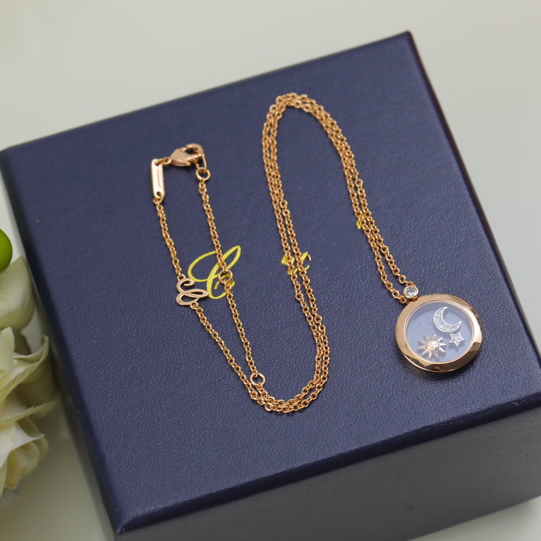 CHOPARD SUN MOON STAR NECKLACE