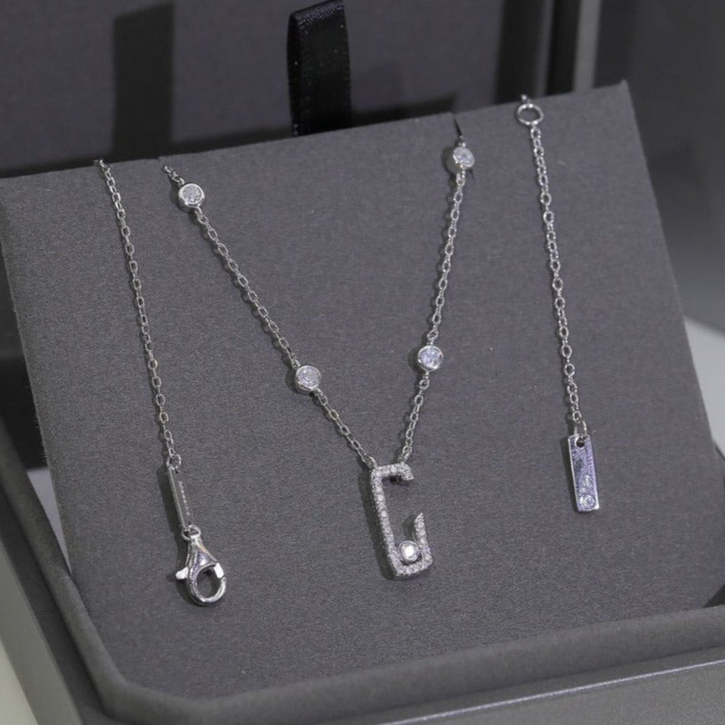 MESSIKA MOVE UNO OPEN DIAMOND NECKLACE