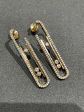 MESSIKA MOVE 10TH PM EARRINGS DIAMOND