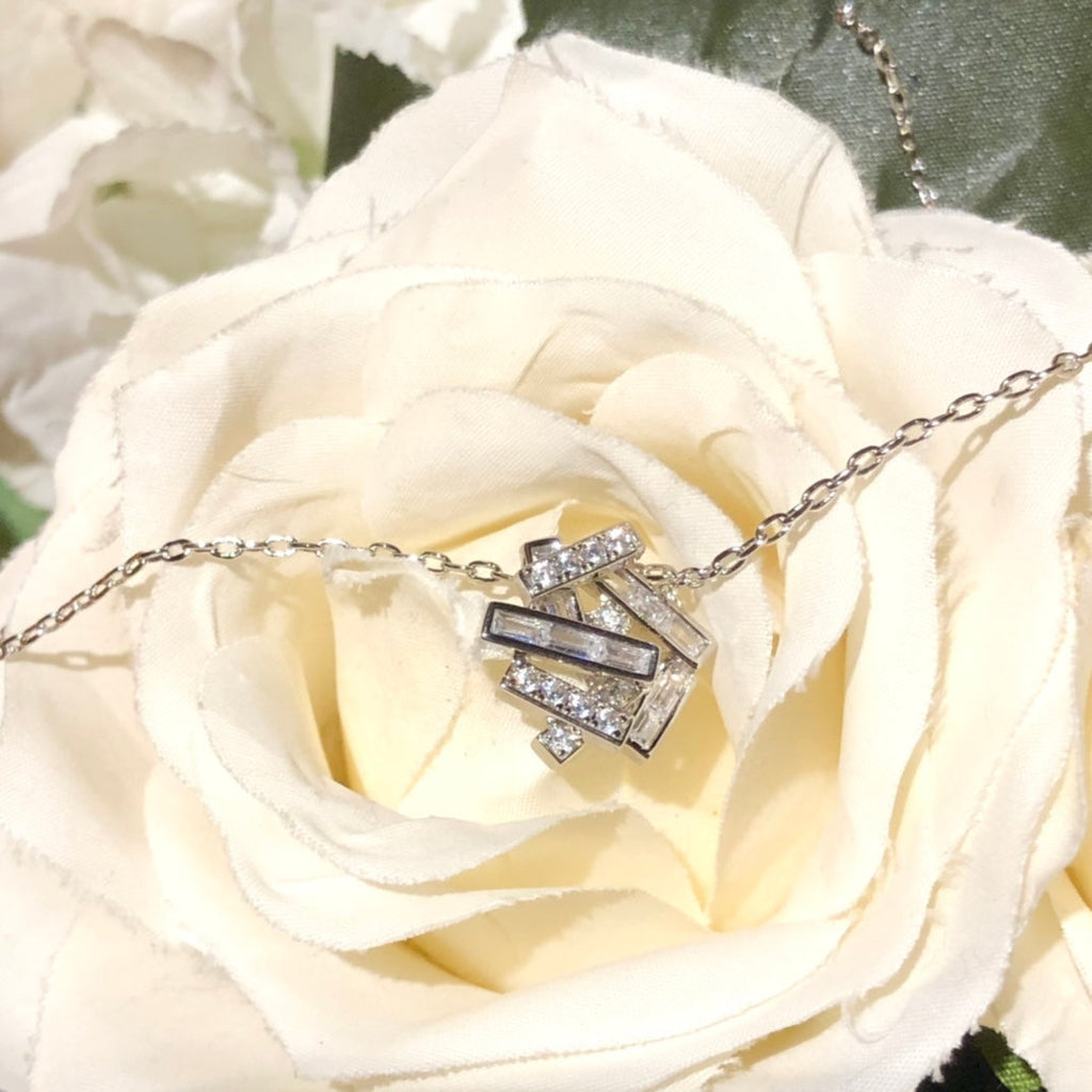 GRAFF THREADS SILVER DIAMOND NECKLACE