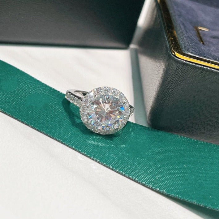 GRAFF GRA BAND SILVER DIAMOND PAVED RING