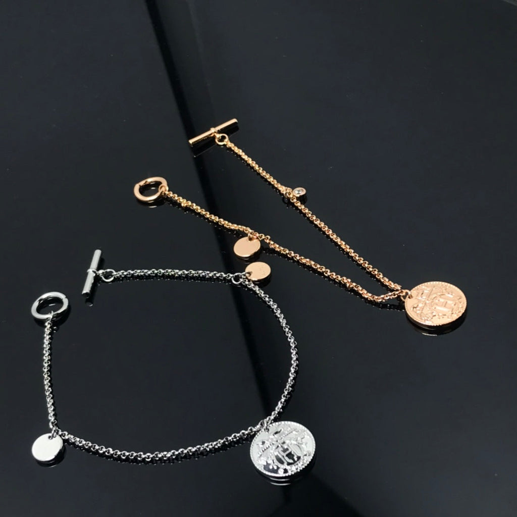 HERMES HM BRACELET PIG NOSE COIN