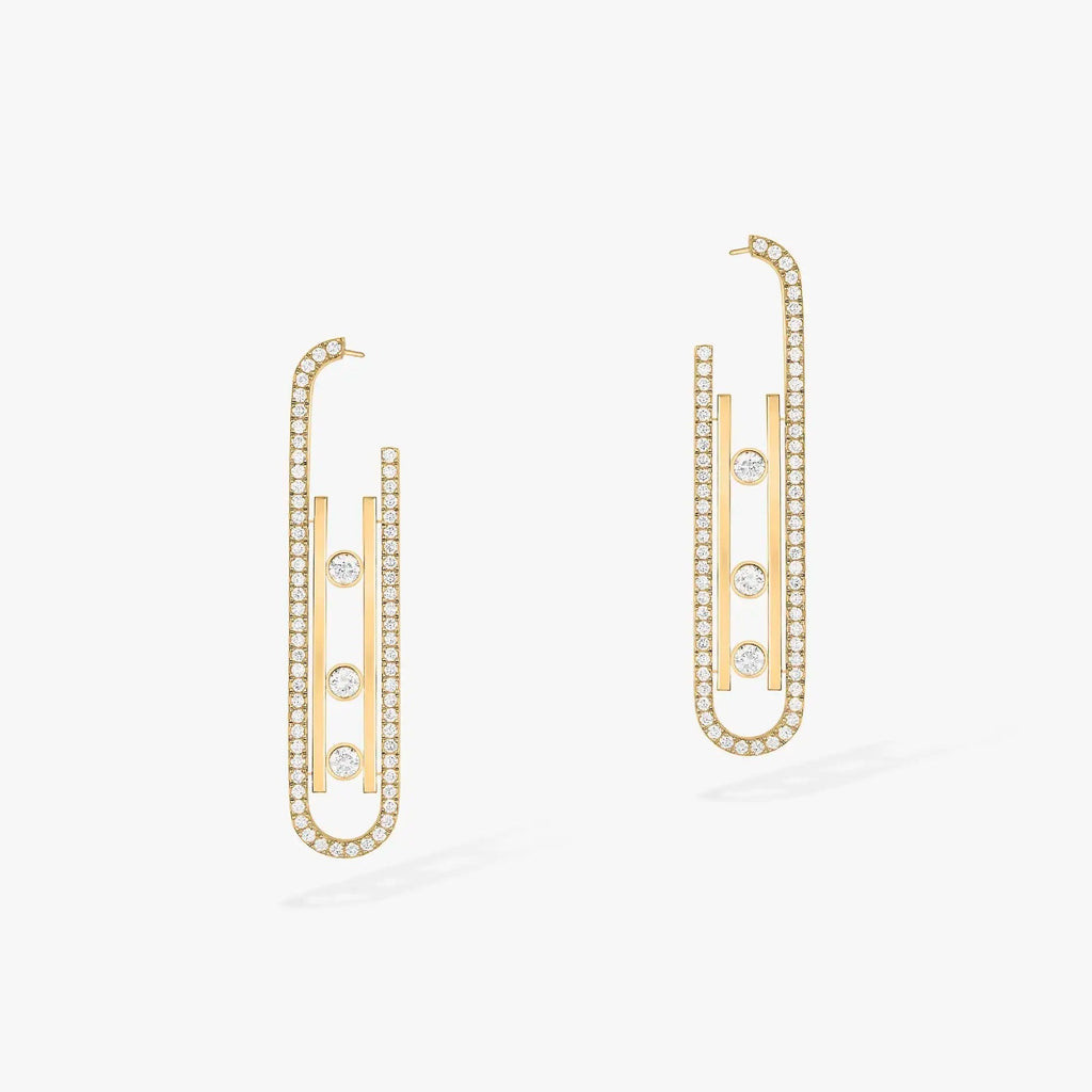 MESSIKA MOVE 10TH PM EARRINGS DIAMOND