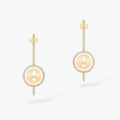 MESSIKA LUCKY MOVE ARROW PINK GOLD DIAMOND EARRINGS