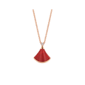 BVLGARI DREAM NECKLACE CARNELIAN 1 DIAMOND