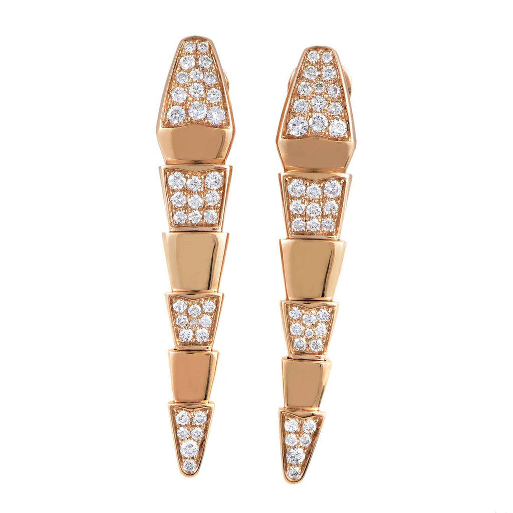 BVLGARI SERPENTI DIAMOND EARRINGS