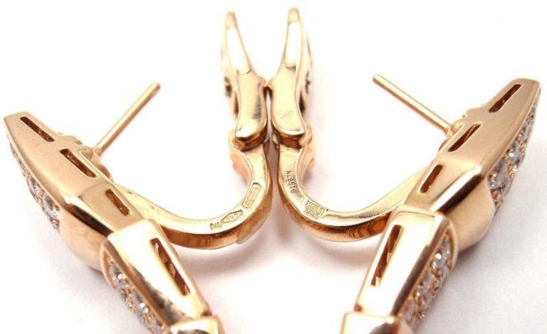 BVLGARI SERPENTI DIAMOND EARRINGS