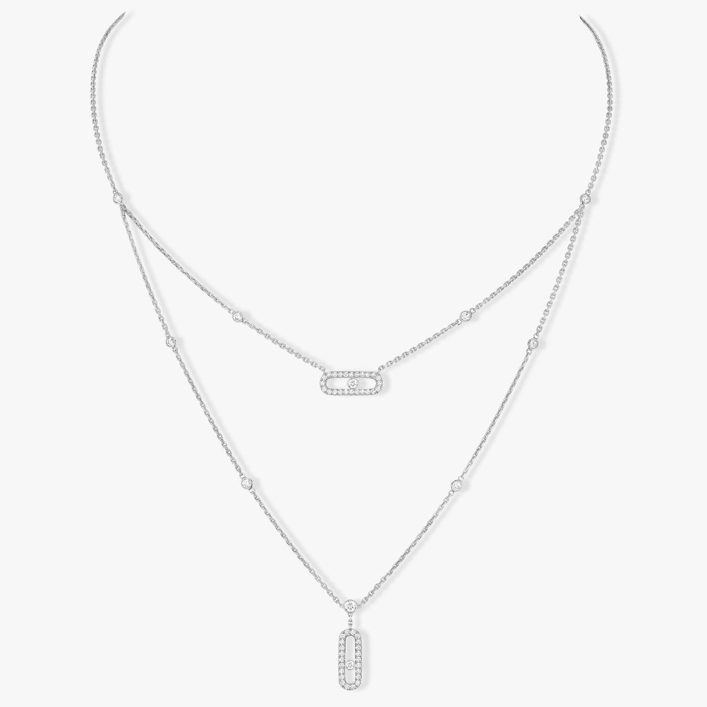 MESSIKA MOVE 2 ROW DIAMOND NECKLACE