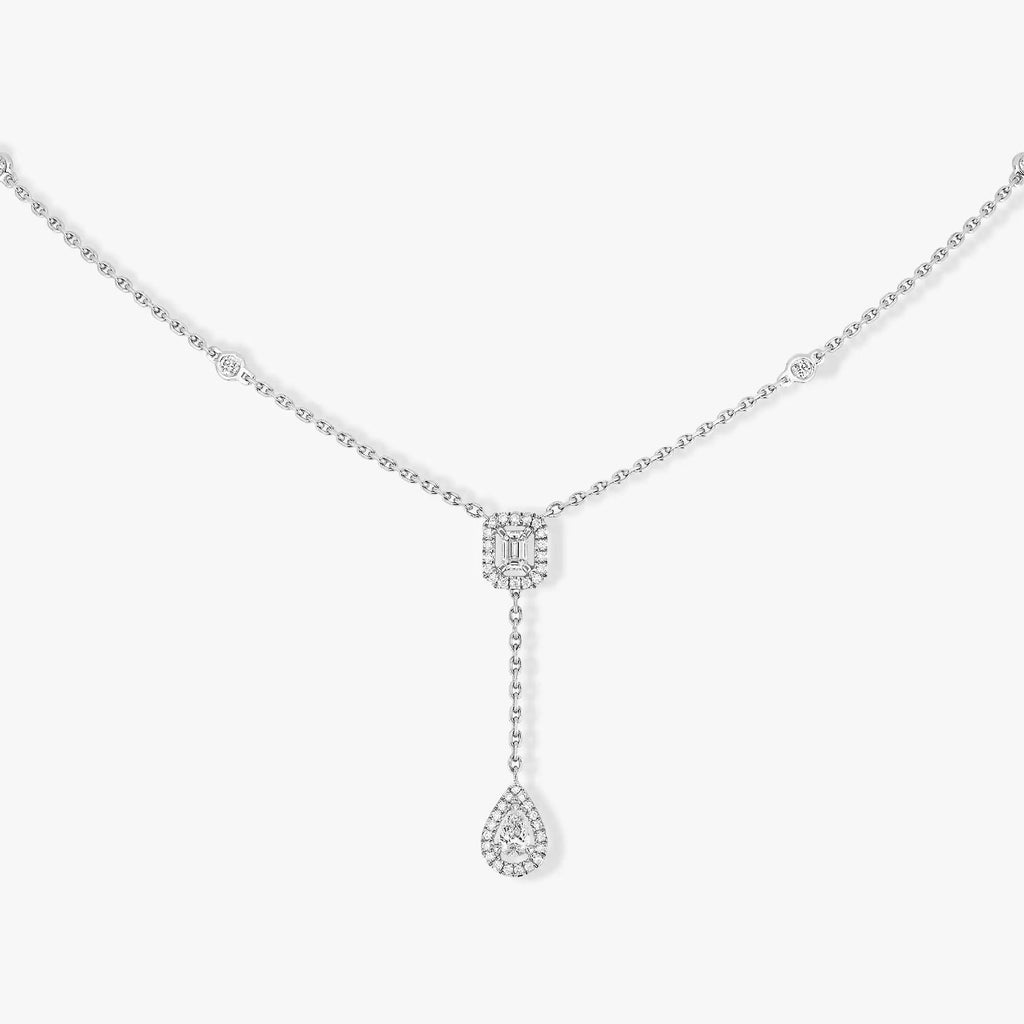 MESSIKA MY TWIN CRACATE DIAMOND NECKLACE