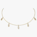 MESSIKA CHOKER MOVE UNO PAMPILLE PAVED GOLD DIAMOND NECKLACE