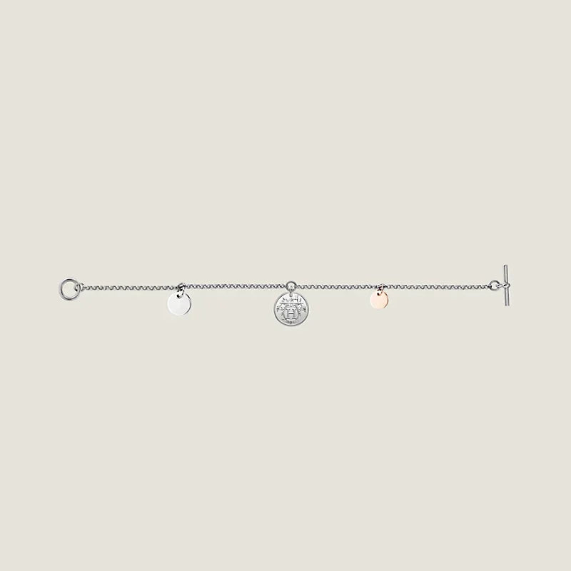 HERMES EX-LIBRIS PEDANT BRACELET