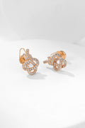 TIFFANY tiffan key woven diamond earrings