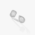 MESSIKA MY TWIN TOI & MOI SILVER DIAMOND RING