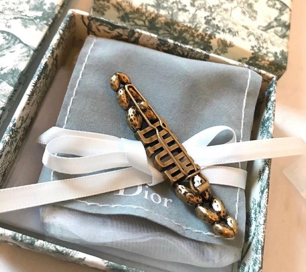 DIOR CD Brooch 01