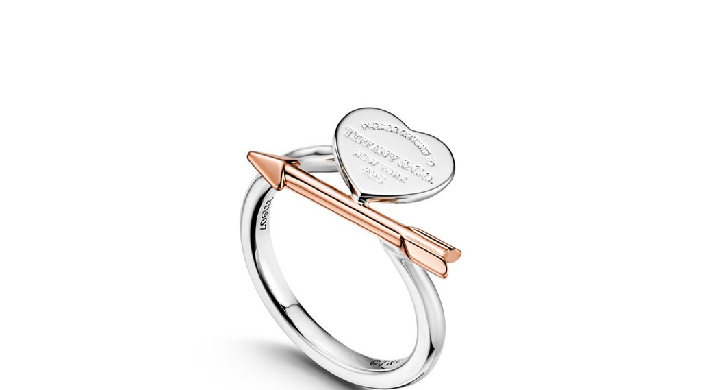 TIFFANY LOVETRUCK HEART AND ARROW RING