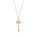 TIFFANY FLEUR KEY DIAMOND NECKLACE