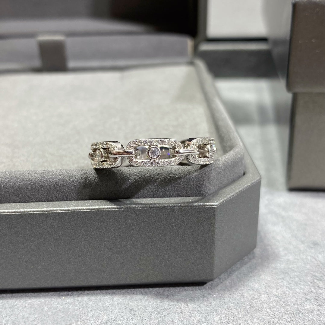 MESSIKA MOVE LINK PAVED DIAMOND RING