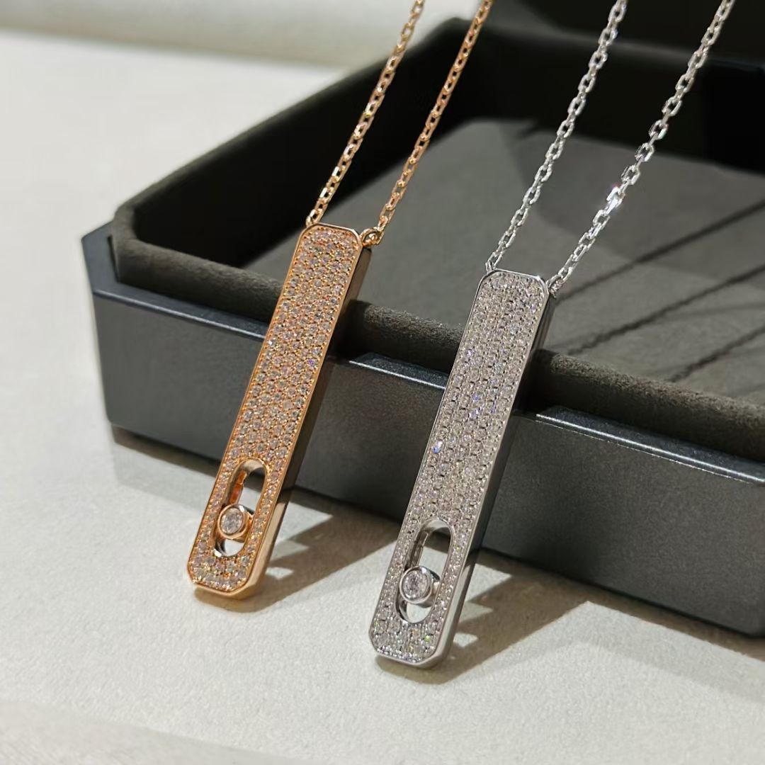 MESSIKA MY FIRST DIAMOND PAVED NECKLACE