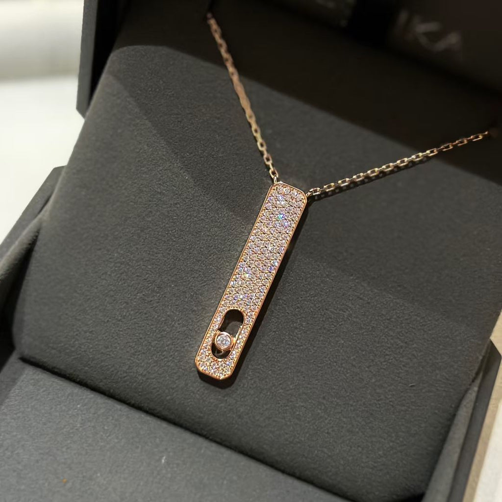 MESSIKA MY FIRST DIAMOND PAVED NECKLACE