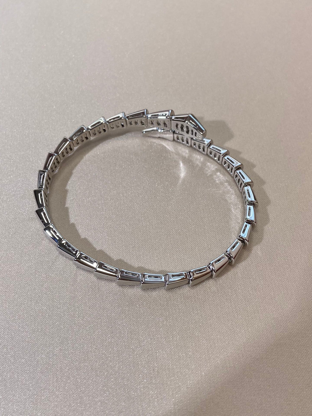 BVLGARI SERPENTI VIPER SILVER BRACELET